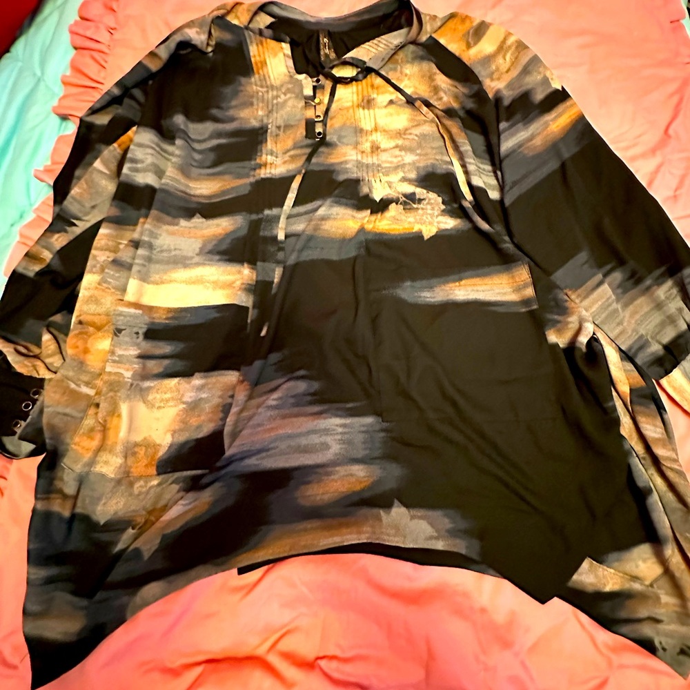plus size tunic blouse
